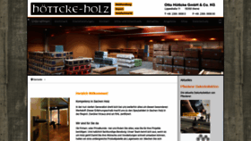 What Hoettcke-holz.de website looked like in 2019 (5 years ago)