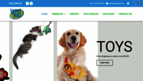 What Happytails.com website looked like in 2019 (5 years ago)