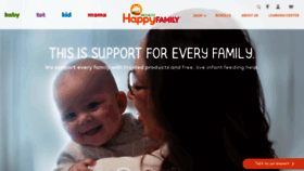 What Happybabyfood.com website looked like in 2019 (5 years ago)