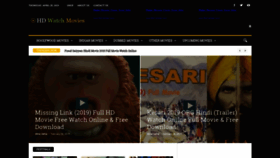 What Hdwatchmovies.us website looked like in 2019 (5 years ago)