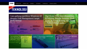 What Hteknologi.com website looked like in 2019 (5 years ago)
