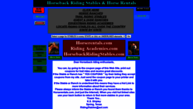 What Horserentals.com website looked like in 2019 (4 years ago)