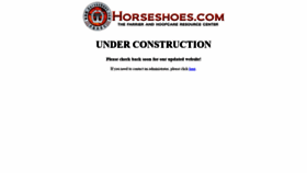 What Horseshoes.com website looked like in 2019 (5 years ago)