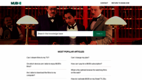 What Help.mubi.com website looked like in 2019 (5 years ago)