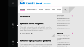 What Halilibrahim.net website looked like in 2019 (5 years ago)