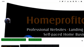 What Homeprofitcoach.com website looked like in 2019 (5 years ago)