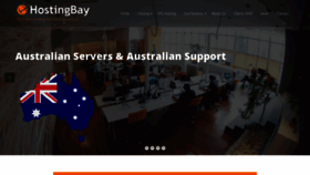 What Hostingbay.net website looked like in 2019 (7 years ago)