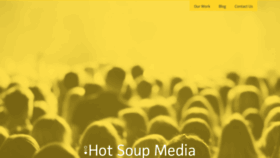What Hotsoupmedia.com website looked like in 2019 (5 years ago)