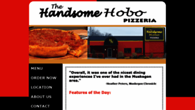 What Handsomehobopizzeria.com website looked like in 2019 (5 years ago)