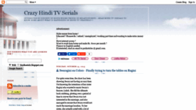 What Hindiserials.blogspot.com website looked like in 2019 (5 years ago)
