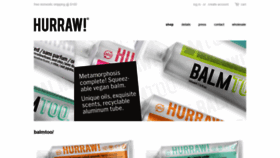 What Hurrawbalm.com website looked like in 2019 (4 years ago)