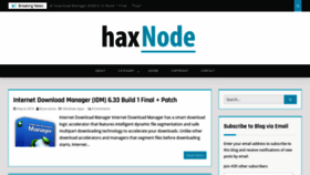 What Haxnode.com website looked like in 2019 (4 years ago)