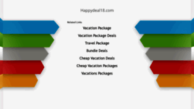 What Happydeal18.com website looked like in 2019 (5 years ago)