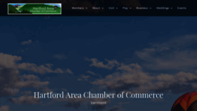 What Hartfordvtchamber.com website looked like in 2019 (4 years ago)