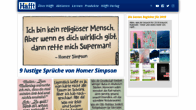 What Haefft.de website looked like in 2019 (4 years ago)
