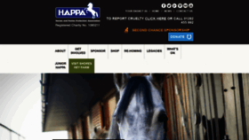 What Happa.org.uk website looked like in 2019 (5 years ago)