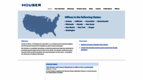 What Houser-law.com website looked like in 2019 (4 years ago)