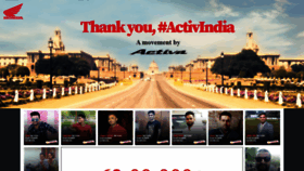 What Hondaactivindia.com website looked like in 2019 (5 years ago)