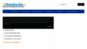 What Hotelsuche.de website looked like in 2019 (4 years ago)