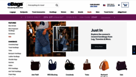 What Handbags.com website looked like in 2019 (4 years ago)