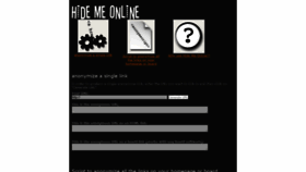 What Hide-me.online website looked like in 2019 (4 years ago)