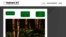 What Hedmark-ikt.no website looked like in 2019 (4 years ago)