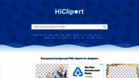 What Hiclipart.com website looked like in 2019 (4 years ago)