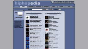 What Hiphopedia.info website looked like in 2019 (4 years ago)
