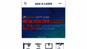 What Hanslaser.net website looked like in 2019 (4 years ago)