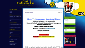 What Hotel-auxamisreunis.com website looked like in 2019 (4 years ago)