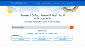 What Hareketligifler.net website looked like in 2019 (6 years ago)