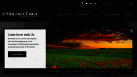 What Heritagegrace.com website looked like in 2019 (4 years ago)