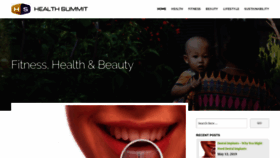 What Healthsummit2002.org website looked like in 2019 (4 years ago)