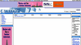 What Hardwareanalysis.com website looked like in 2019 (4 years ago)