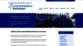 What Hoveniersbedrijfvenhuizen.nl website looked like in 2019 (4 years ago)