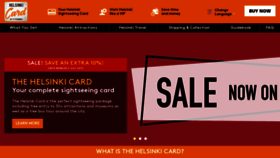 What Helsinkicard.com website looked like in 2019 (4 years ago)