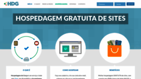 What Hospedagemdegraca.com.br website looked like in 2019 (4 years ago)