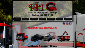 What Harristransportgroup.co.nz website looked like in 2019 (4 years ago)