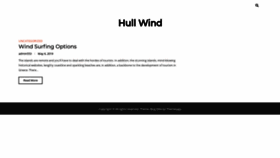 What Hullwind.org website looked like in 2019 (4 years ago)