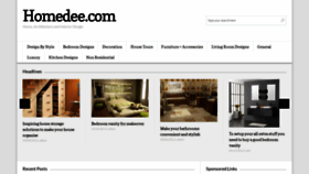 What Homedee.com website looked like in 2019 (4 years ago)