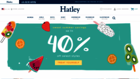 What Hatley.com website looked like in 2019 (4 years ago)