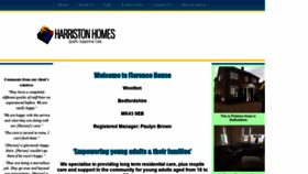 What Harristonhomes.com website looked like in 2019 (4 years ago)