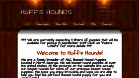 What Huffshounds.com website looked like in 2019 (4 years ago)