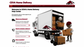 What Homedelivery.cevalogistics.com website looked like in 2019 (4 years ago)