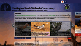 What Hbwetlands.org website looked like in 2019 (4 years ago)