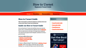 What How-to-usenet.com website looked like in 2019 (4 years ago)