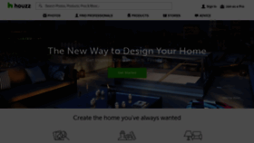 What Houzz.co.uk website looked like in 2019 (4 years ago)