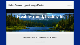 What Helenbeaverhypnotherapyexeter.co.uk website looked like in 2019 (4 years ago)