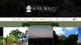 What Herbwalks.com website looked like in 2019 (4 years ago)