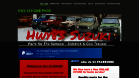 What Hwy83suzukisalvage.com website looked like in 2019 (4 years ago)